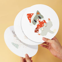 Charger l'image dans la galerie, Mini Série Peinture par Numéros - Disques Ø20cm (6 pièces) - Petite créature festive