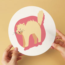 Charger l'image dans la galerie, Mini Série Peinture par Numéros - Disques Ø20cm (6 pièces) - Portrait de chat