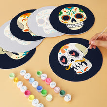 Charger l'image dans la galerie, Mini Série Peinture par Numéros - Disques Ø20cm (6 pièces) - Día de los Muertos