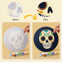 Charger l'image dans la galerie, Mini Série Peinture par Numéros - Disques Ø20cm (6 pièces) - Día de los Muertos