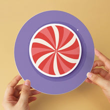 Charger l'image dans la galerie, Mini Série Peinture par Numéros - Disques Ø20cm (6 pièces) - Noël violet