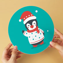Charger l'image dans la galerie, Mini Série Peinture par Numéros - Disques Ø20cm (6 pièces) - Amis de Noël 1