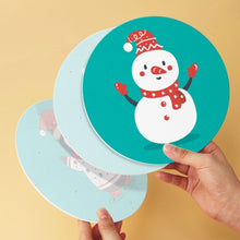 Charger l'image dans la galerie, Mini Série Peinture par Numéros - Disques Ø20cm (6 pièces) - Amis de Noël 1