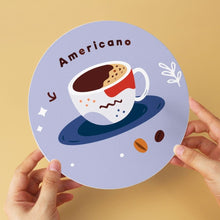 Charger l'image dans la galerie, Mini Série Peinture par Numéros - Disques Ø20cm (6 pièces) - Noël lavande et café