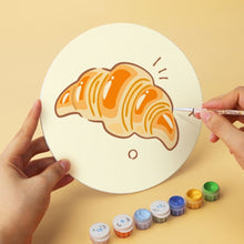 Charger l'image dans la galerie, Mini Série Peinture par Numéros - Disques Ø20cm (6 pièces) - Douceurs Boulangères