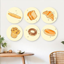Charger l'image dans la galerie, Mini Série Peinture par Numéros - Disques Ø20cm (6 pièces) - Douceurs Boulangères