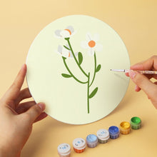 Charger l'image dans la galerie, Mini Série Peinture par Numéros - Disques Ø20cm (6 pièces) - Pétales délicats sur fond pastel