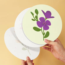 Charger l'image dans la galerie, Mini Série Peinture par Numéros - Disques Ø20cm (6 pièces) - Pétales délicats sur fond pastel