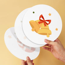 Charger l'image dans la galerie, Mini Série Peinture par Numéros - Disques Ø20cm (6 pièces) - Noël écarlate