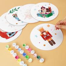 Charger l'image dans la galerie, Mini Série Peinture par Numéros - Disques Ø20cm (6 pièces) - Charme de Noël