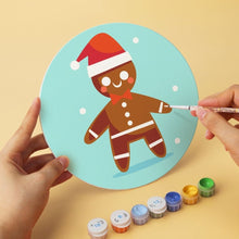 Charger l'image dans la galerie, Mini Série Peinture par Numéros - Disques Ø20cm (6 pièces) - Amis de Noël 2