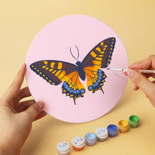 Charger l'image dans la galerie, Mini Série Peinture par Numéros - Disques Ø20cm (6 pièces) - Papillons