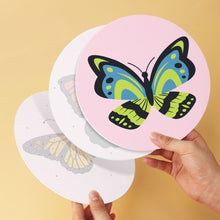 Charger l'image dans la galerie, Mini Série Peinture par Numéros - Disques Ø20cm (6 pièces) - Papillons