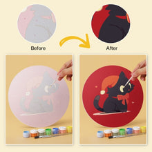 Charger l'image dans la galerie, Mini Série Peinture par Numéros - Disques Ø20cm (6 pièces) - Gui et pattes
