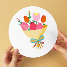 Charger l'image dans la galerie, Mini Série Peinture par Numéros - Disques Ø20cm (6 pièces) - Murmures fleuris