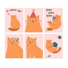 Charger l'image dans la galerie, Mini Série Peinture par Numéros 15x20cm (6 pièces) - Le jour des chats Figured'Art