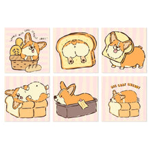 Charger l'image dans la galerie, Mini Série Peinture par Numéros 20x20cm (6 pièces) - Vie de Corgi Figured'Art