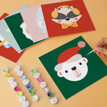 Charger l'image dans la galerie, Mini Série Peinture par Numéros 20x20cm (6 pièces) - Portraits de Noël