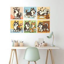 Charger l'image dans la galerie, Mini Série Peinture par Numéros 20x20cm (6 pièces) - Esprit Husky
