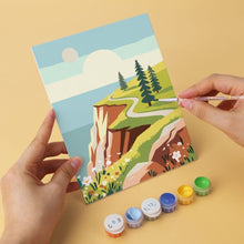 Charger l'image dans la galerie, Mini Série Peinture par Numéros 15x20cm (6 pièces) - Palette de la nature