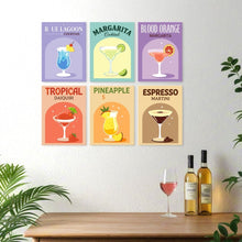 Charger l'image dans la galerie, Mini Série Peinture par Numéros 15x20cm (6 pièces) - Heure des cocktails