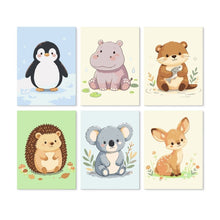 Charger l'image dans la galerie, Mini Série Peinture par Numéros 15x20cm (6 pièces) - Petits Animaux espiègles Figured'Art