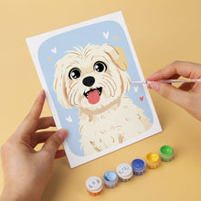 Charger l'image dans la galerie, Mini Série Peinture par Numéros 15x20cm (6 pièces) - Portraits de chiens