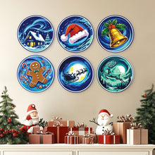 Charger l'image dans la galerie, Mini Série Peinture par Numéros - Disques Ø20cm (6 pièces) - Merveilles hivernales