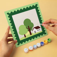 Charger l'image dans la galerie, Mini Série Peinture par Numéros 20x20cm (6 pièces) - Collection de timbres de la nature