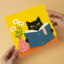 Charger l'image dans la galerie, Mini Série Peinture par Numéros 20x20cm (6 pièces) - Chats littéraires