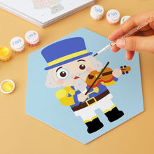 Charger l'image dans la galerie, Mini Série Peinture par Numéros - Hexagones (6 pièces) - Petits personnages joyeux