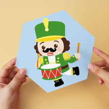 Charger l'image dans la galerie, Mini Série Peinture par Numéros - Hexagones (6 pièces) - Petits personnages joyeux