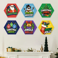 Charger l'image dans la galerie, Mini Série Peinture par Numéros - Hexagones (6 pièces) - Esprit de Noël