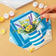 Charger l'image dans la galerie, Mini Série Peinture par Numéros - Hexagones (6 pièces) - Évasion bleue