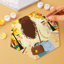 Charger l'image dans la galerie, Mini Série Peinture par Numéros - Hexagones (6 pièces) - Femmes en voyage