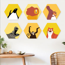 Charger l'image dans la galerie, Mini Série Peinture par Numéros - Hexagones (6 pièces) - Formes de la faune