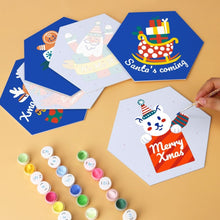 Charger l'image dans la galerie, Mini Série Peinture par Numéros - Hexagones (6 pièces) - Ho Ho Fêtes