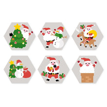Charger l'image dans la galerie, Mini Série Peinture par Numéros - Hexagones (6 pièces) - Père Noël Figured'Art