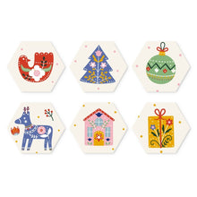 Charger l'image dans la galerie, Mini Série Peinture par Numéros - Hexagones (6 pièces) - Ensemble de fête Figured'Art