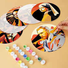 Charger l'image dans la galerie, Mini Série Peinture par Numéros - Disques Ø20cm (6 pièces) - Icônes artistiques
