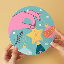 Charger l'image dans la galerie, Mini Série Peinture par Numéros - Disques Ø20cm (6 pièces) - Merveilles joyeuses