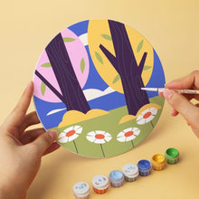 Charger l'image dans la galerie, Mini Série Peinture par Numéros - Disques Ø20cm (6 pièces) - Murmures de la nature