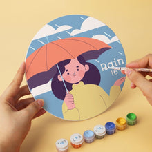 Charger l'image dans la galerie, Mini Série Peinture par Numéros - Disques Ø20cm (6 pièces) - Petits instants