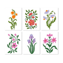 Charger l'image dans la galerie, Mini Série Peinture par Numéros 15x20cm (6 pièces) - Illustrations florales Figured'Art