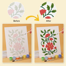 Charger l'image dans la galerie, Mini Série Peinture par Numéros 15x20cm (6 pièces) - Illustrations florales