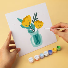 Charger l'image dans la galerie, Mini Série Peinture par Numéros 20x20cm (6 pièces) - Bouquets minimalistes