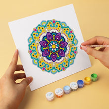 Charger l'image dans la galerie, Mini Série Peinture par Numéros 20x20cm (6 pièces) - Mandalas kaléidoscopiques
