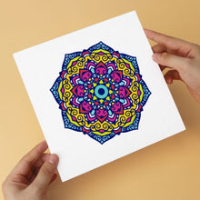 Charger l'image dans la galerie, Mini Série Peinture par Numéros 20x20cm (6 pièces) - Mandalas kaléidoscopiques
