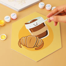 Charger l'image dans la galerie, Mini Série Peinture par Numéros - Hexagones (6 pièces) - Matins délicieux