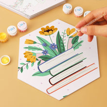 Charger l'image dans la galerie, Mini Série Peinture par Numéros - Hexagones (6 pièces) - Livres fleuris